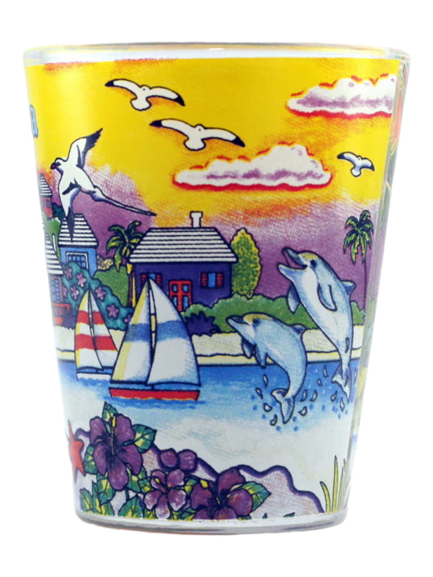 Bermuda Sunset Shot Glass