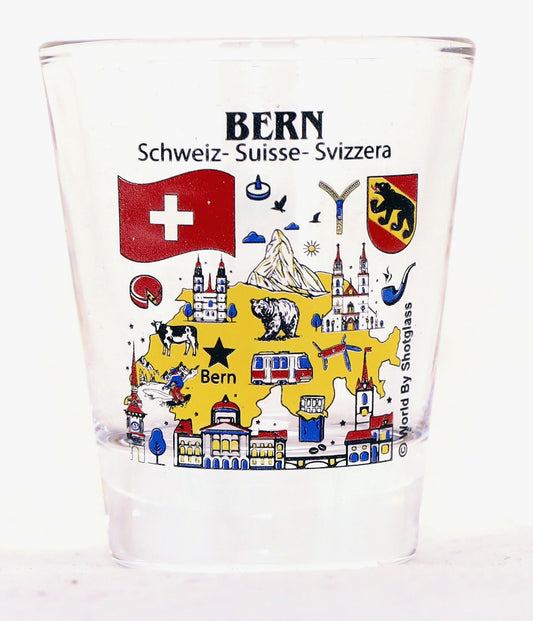 Bern Switzerland Great Swiss Cities Collection Shot Glass
