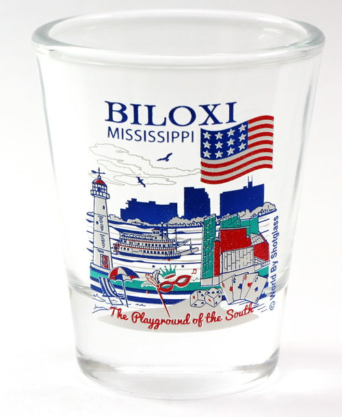 Biloxi Mississippi Great American Cities Collection Shot Glass