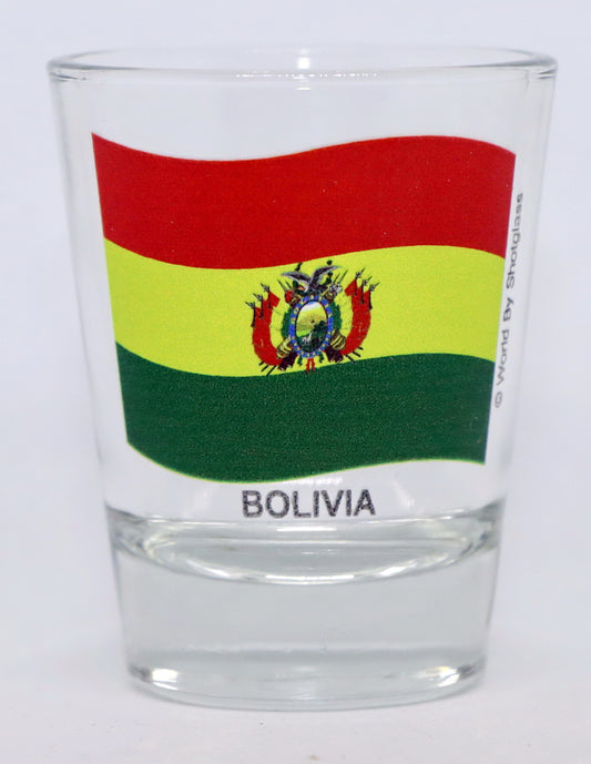 Bolivia Flag Shot Glass