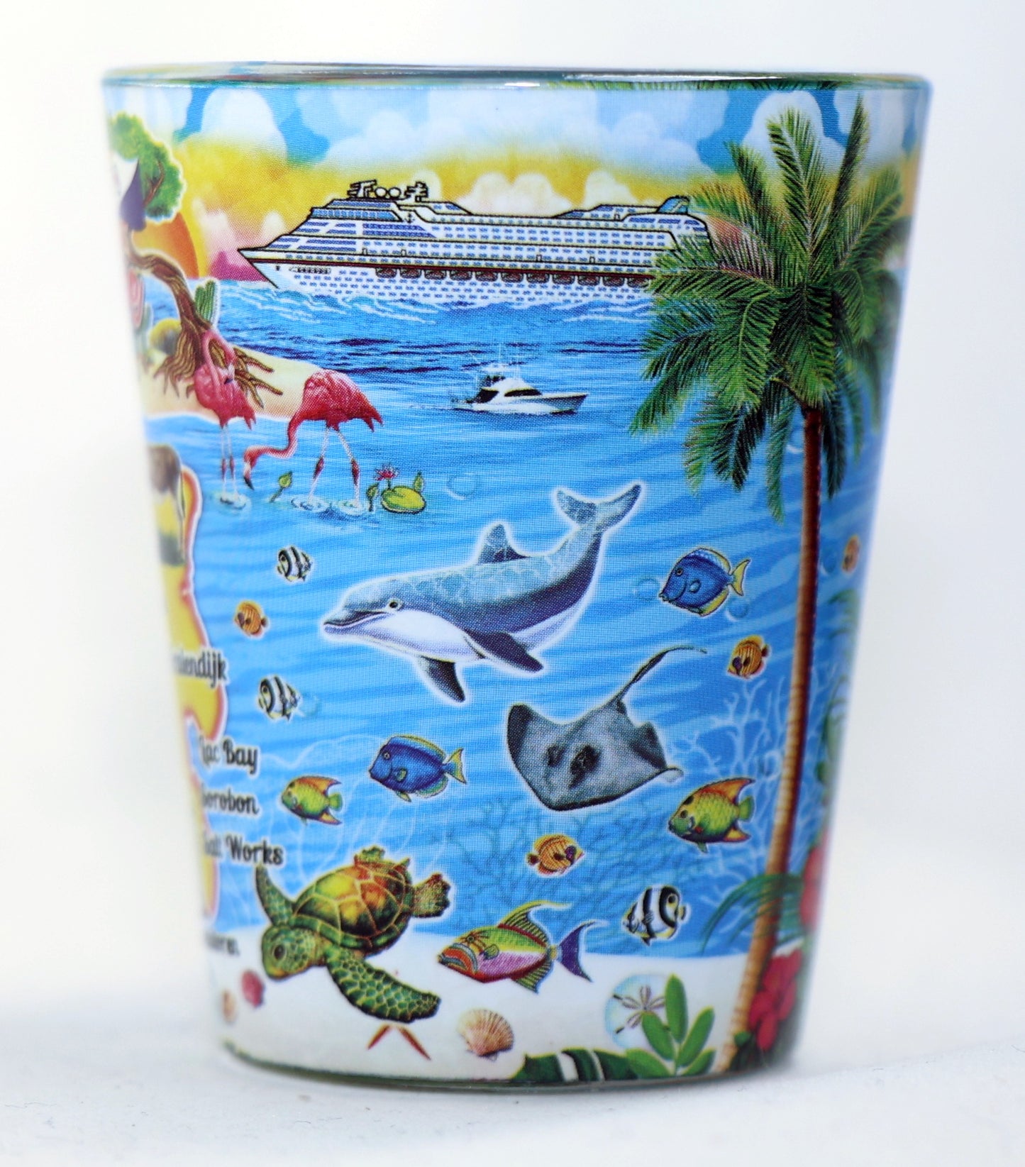 Bonaire Scene In and Out Shot Glass