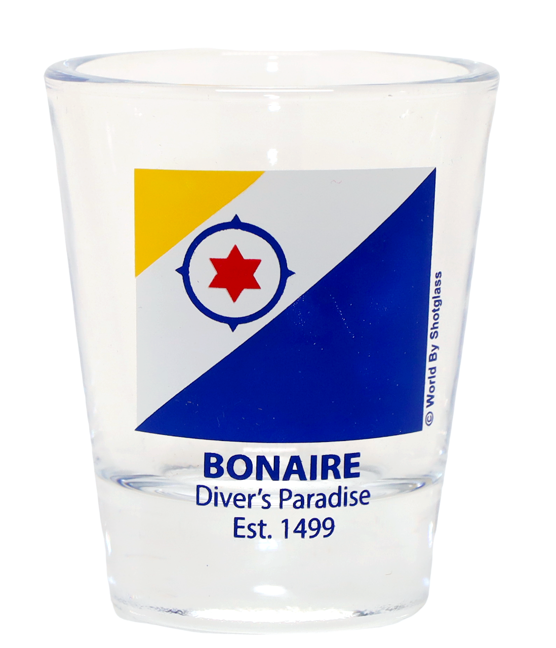 Bonaire Caribbean Shot Glass Boxed Set (Set of 2)
