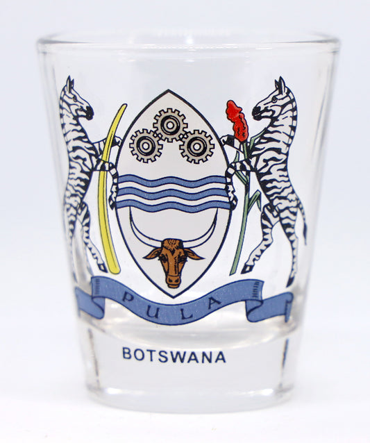 Botswana Coat Of Arms Shot Glass
