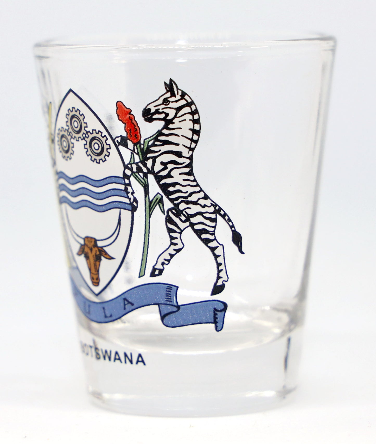 Botswana Coat Of Arms Shot Glass