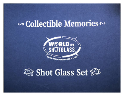 West Virginia United States USA Souvenir Boxed Shot Glass Set (Set of 6)