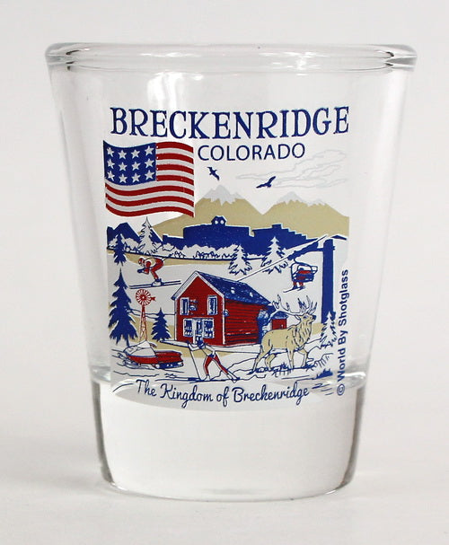Breckenridge Colorado Great American Cities Collection Shot Glass