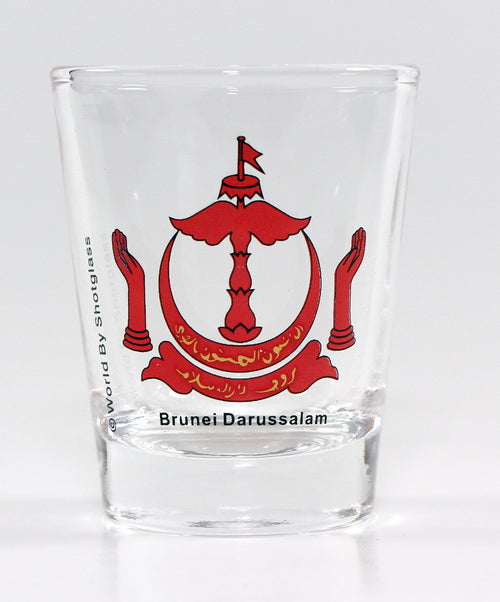 Brunei Darussalam Coat Of Arms Shot Glass