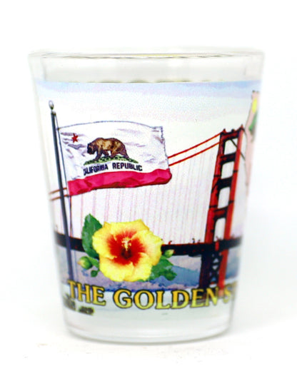 California The Golden State All-American Collection Shot Glass