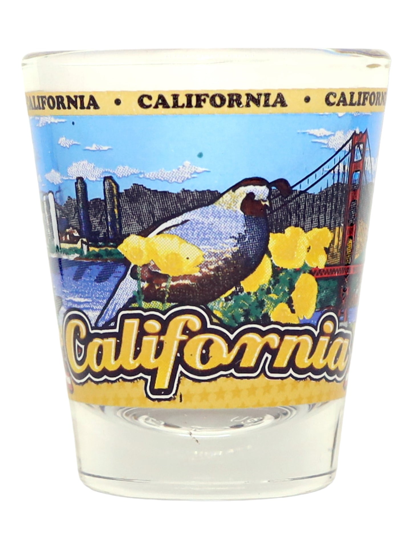 California State Wraparound Shot Glass
