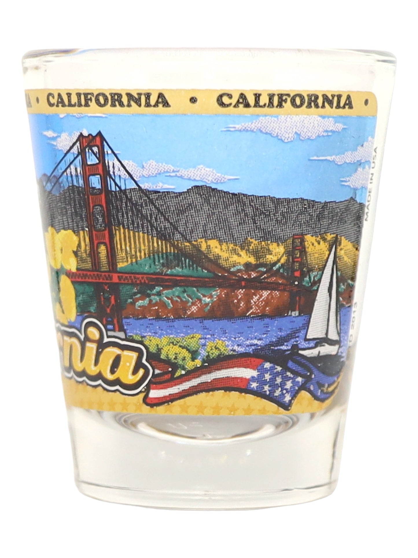 California State Wraparound Shot Glass