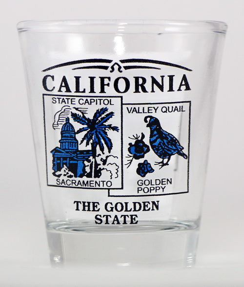 California State Scenery Blue New Shot Glass