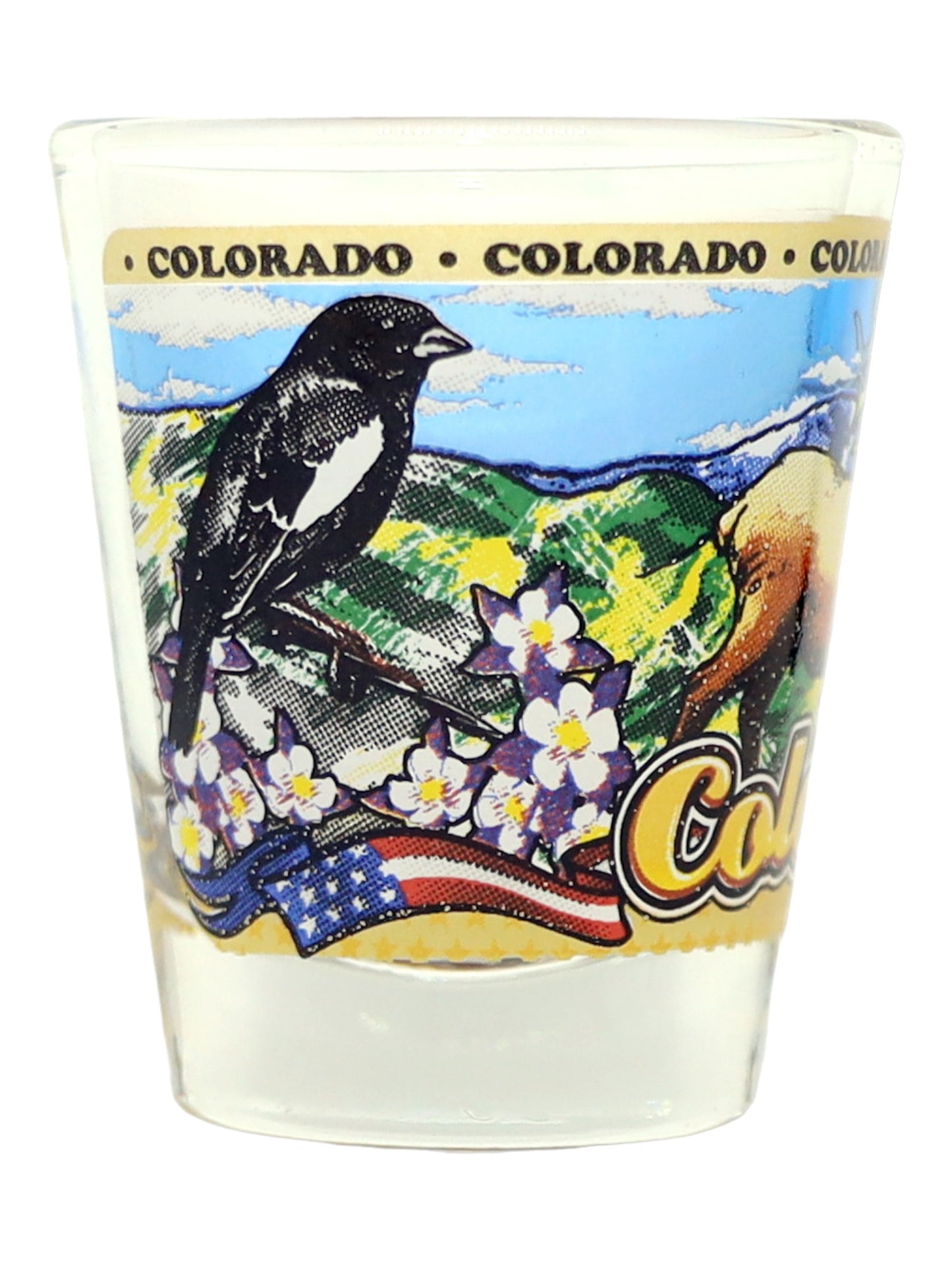 Colorado State Wraparound Shot Glass