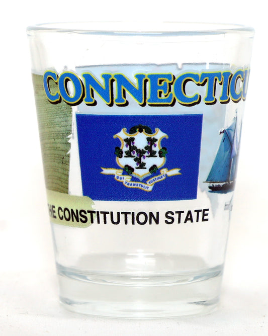 Connecticut The Constitution State All-American Collection Shot Glass