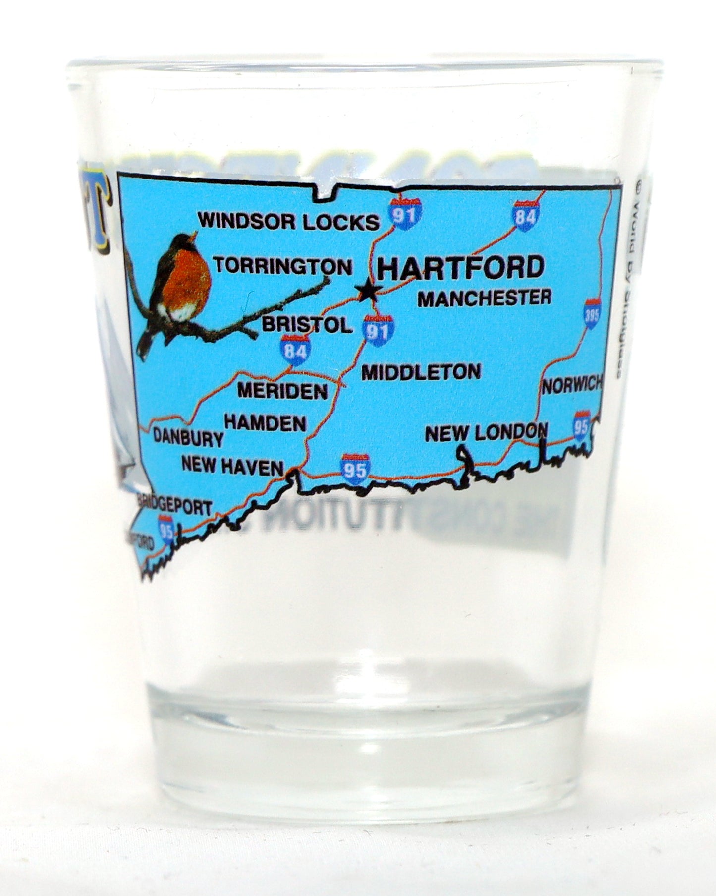 Connecticut The Constitution State All-American Collection Shot Glass