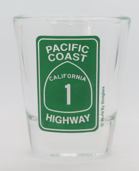 California Pacific Coast Highway One Shot Glass