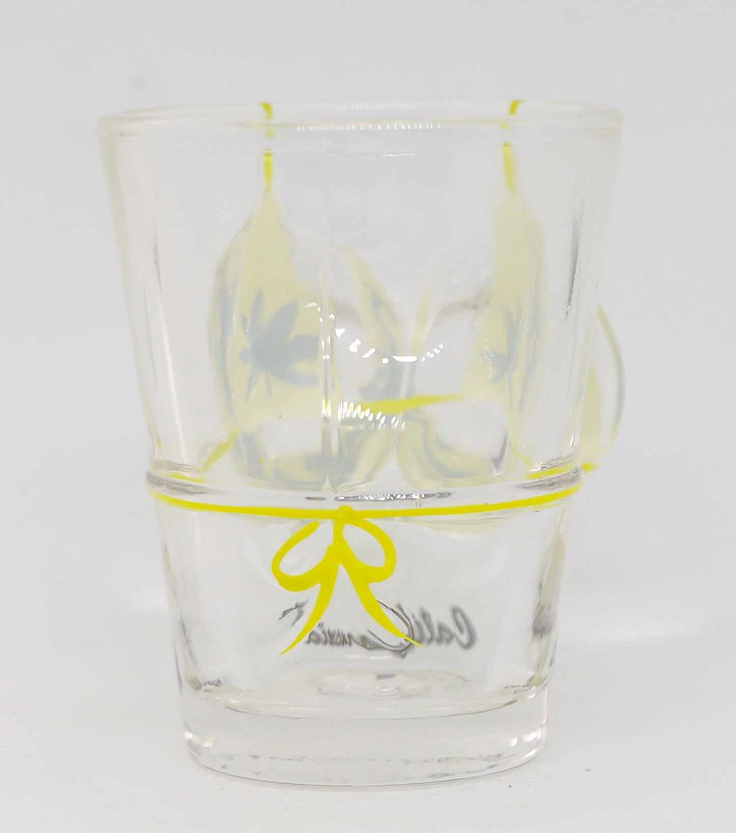 California Pot Leaf Bikini Bust 3D Shot Glass