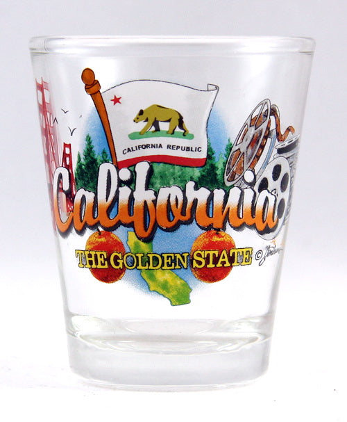 California Golden State Elements Shot Glass