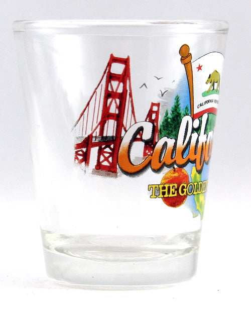 California Golden State Elements Shot Glass