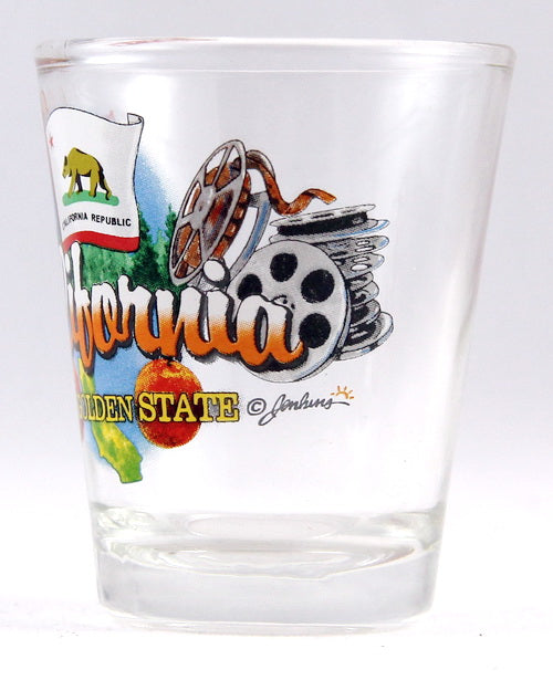 California Golden State Elements Shot Glass