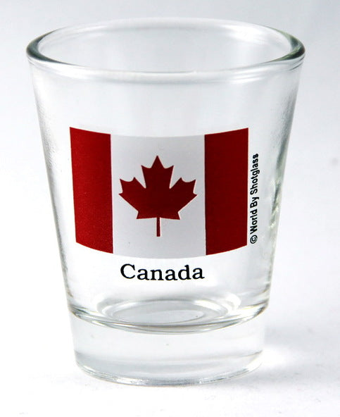 Canada Flag Shot Glass