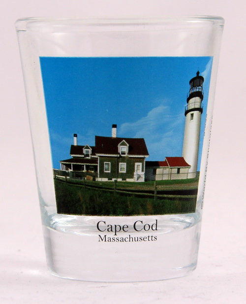 Cape Cod Massachusetts Lighthouse Collectible Photo Shot Glass