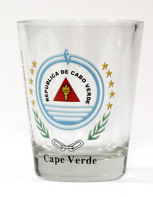 Cape Verde Coat Of Arms Shot Glass