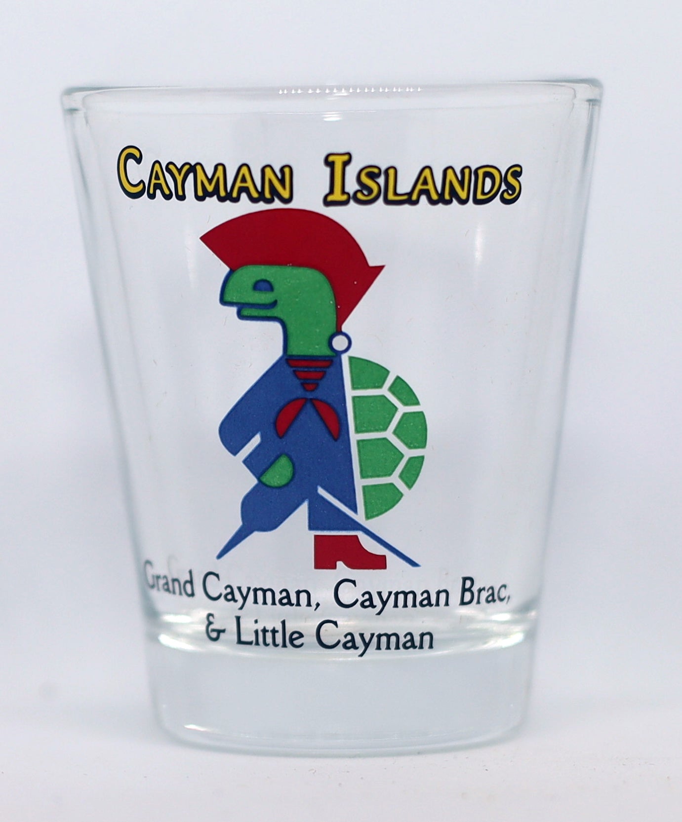 Cayman Islands Sir Turtle Shot Glass