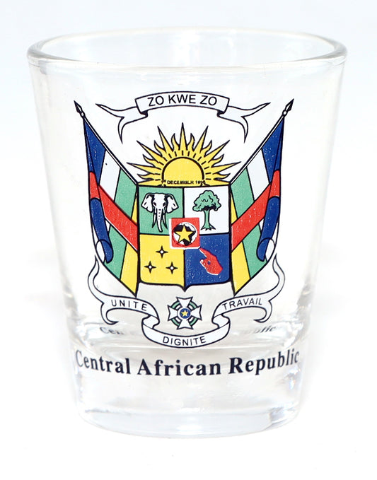 Central African Republic Shot Glass
