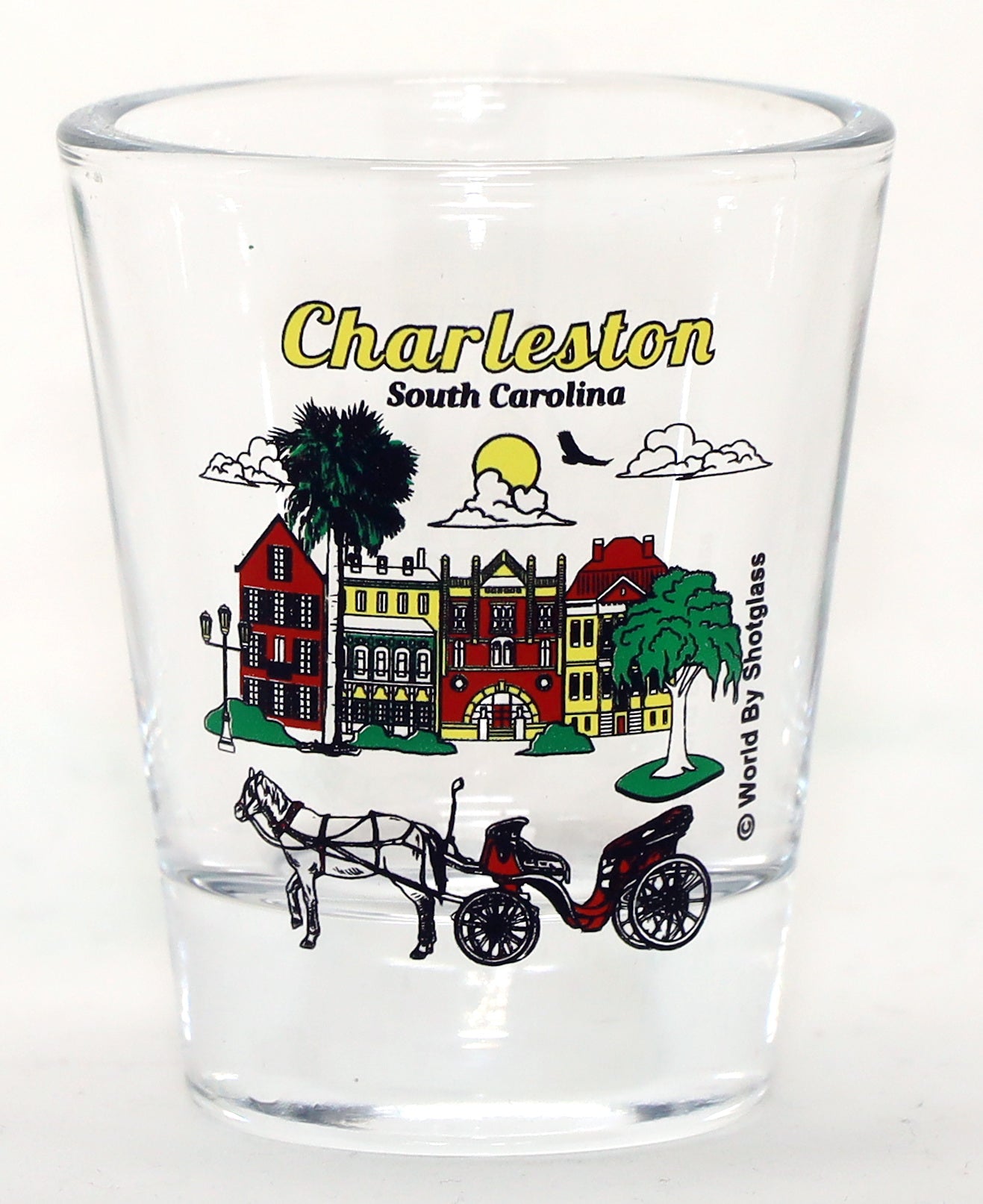 Charleston South Carolina Houses Shot Glass