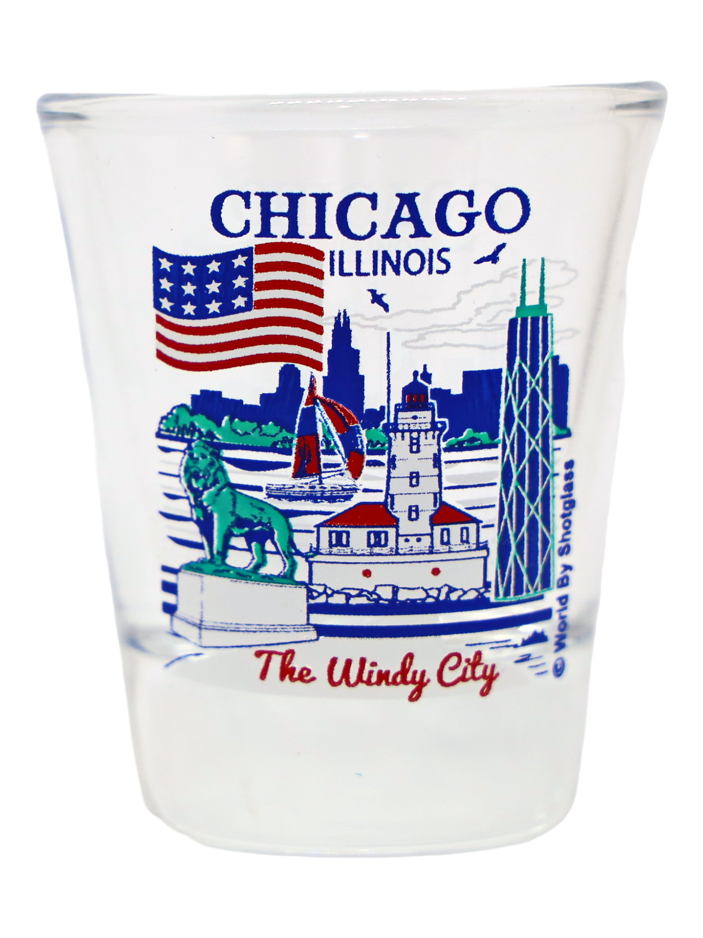 Chicago Illinois Great American Cities Collection Shot Glass