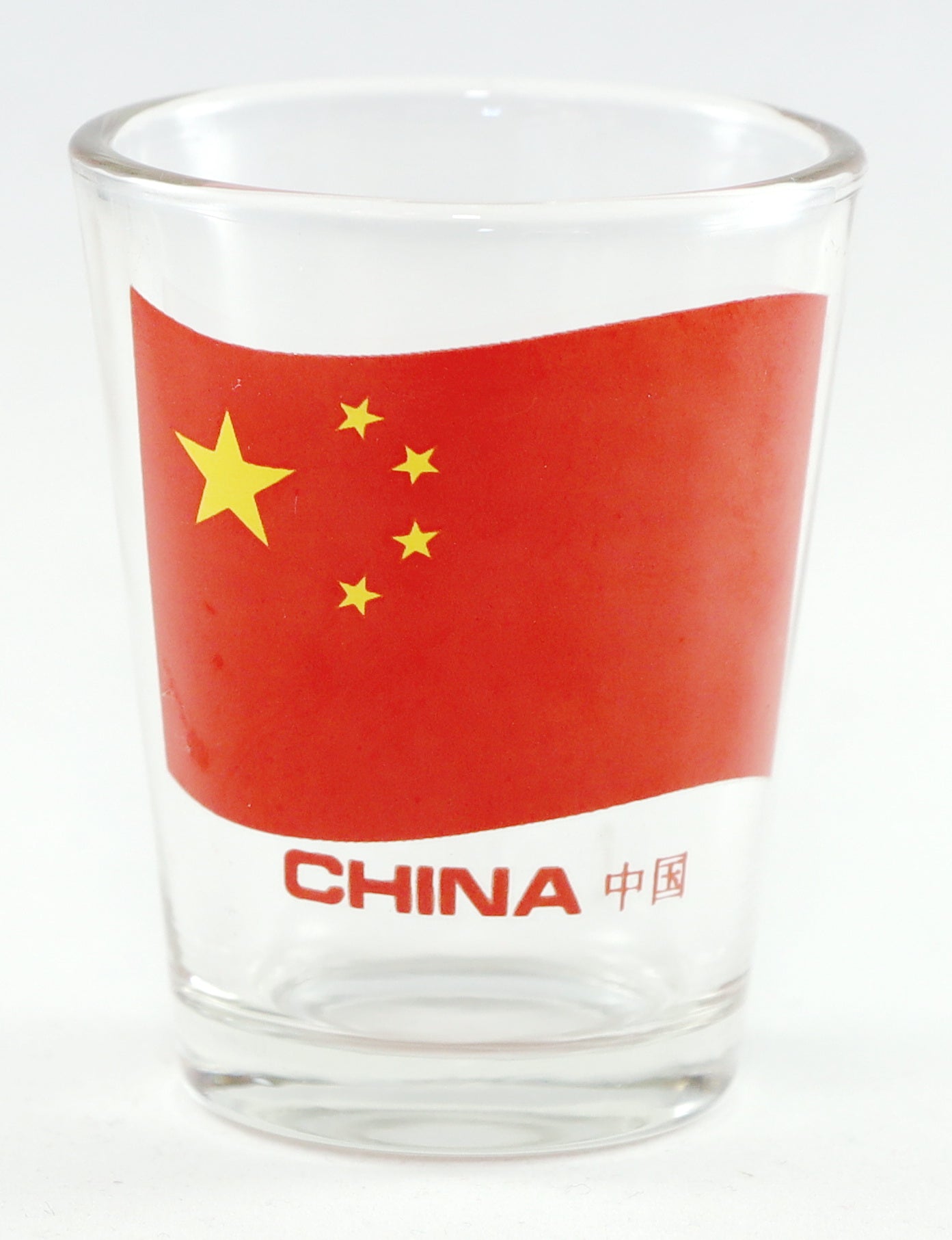 China Flag Shot Glass