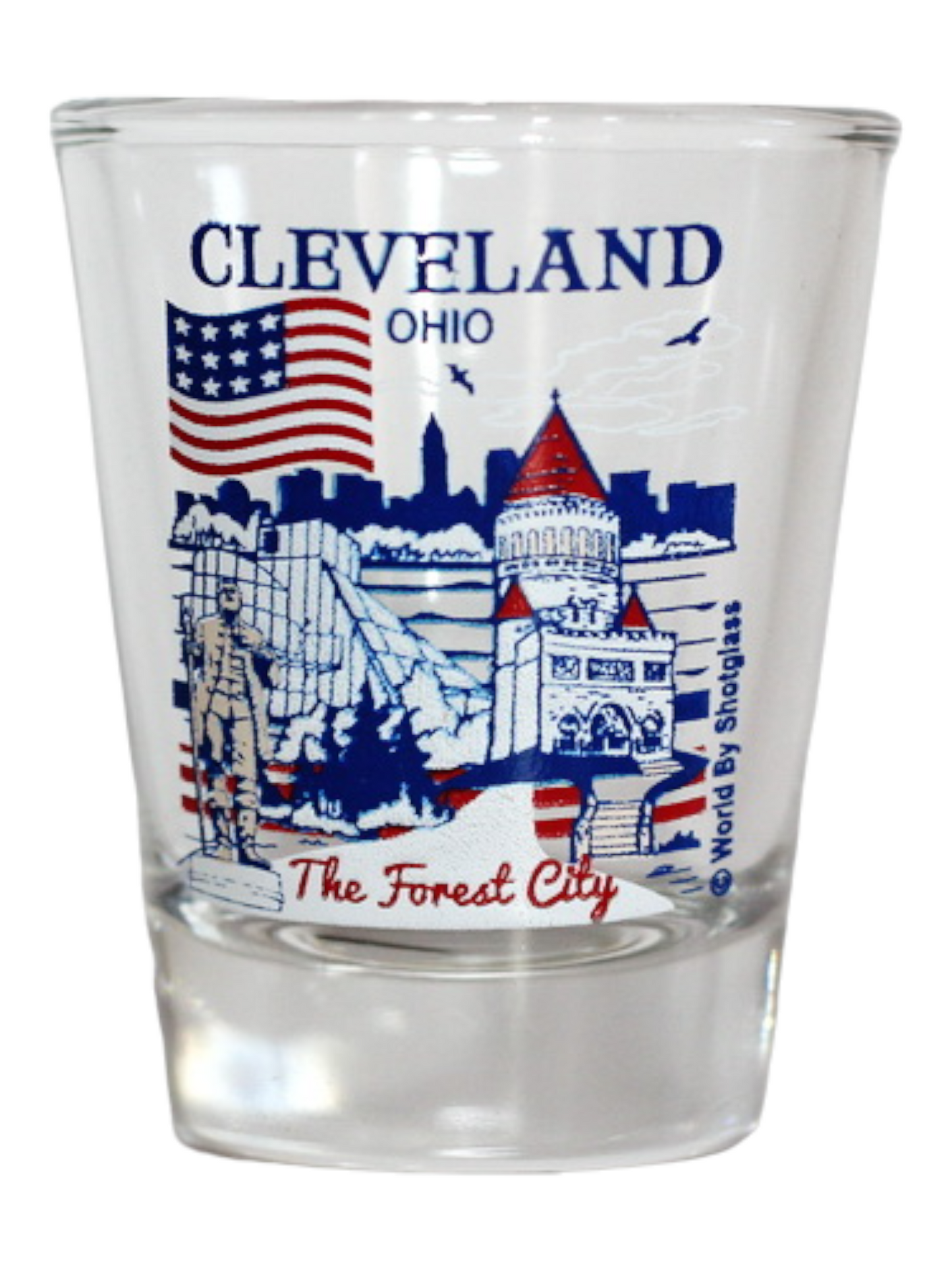 Cleveland Ohio Great American Cities Collection Shot Glass