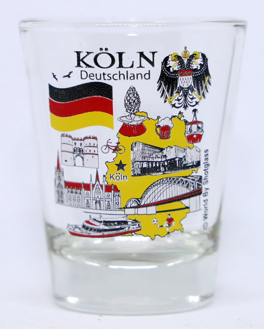 Germany Souvenir Boxed Shot Glass Set (Set of 6)