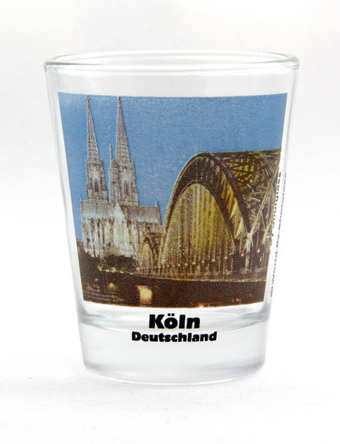 Cologne Köln Germany City Landmarks Photo Shot Glass