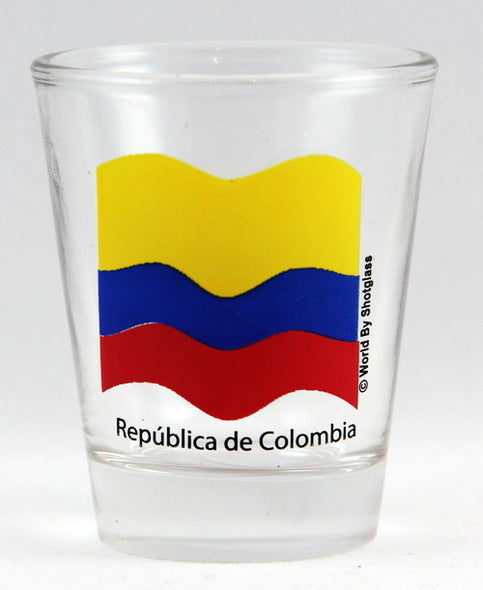 Colombia Flag Shot Glass