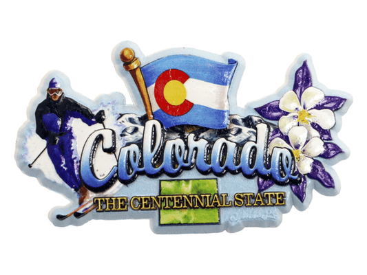 Colorado State Elements Fridge Collectible Souvenir Magnet