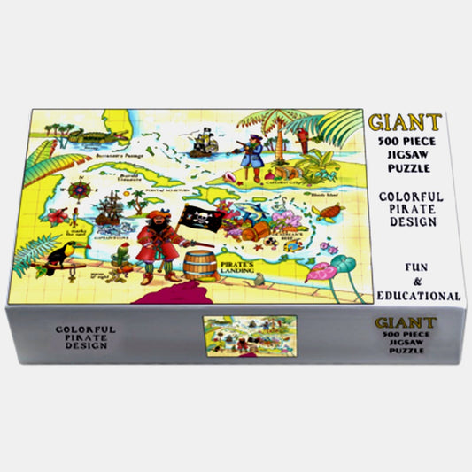 Pirate Design Colorful Giant Jigsaw Puzzle 500 pcs
