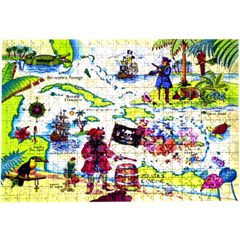 Pirate Design Colorful Giant Jigsaw Puzzle 500 pcs