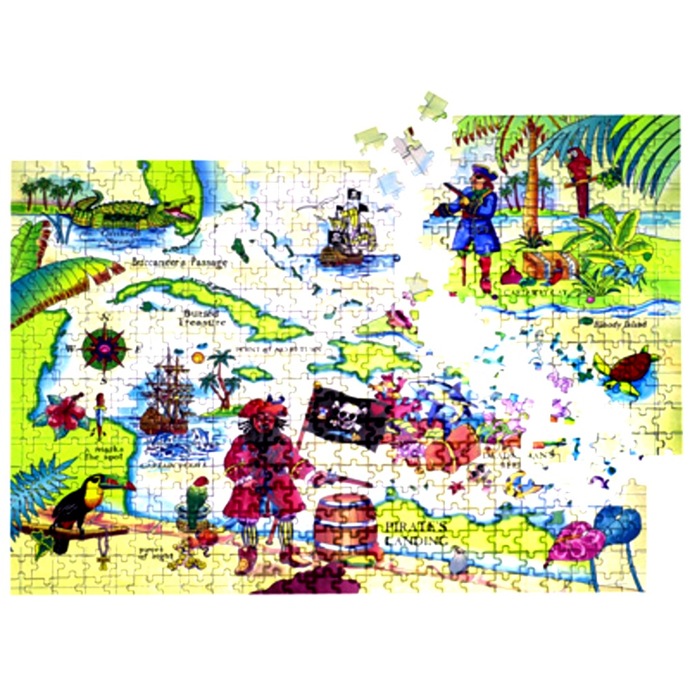 Pirate Design Colorful Giant Jigsaw Puzzle 500 pcs