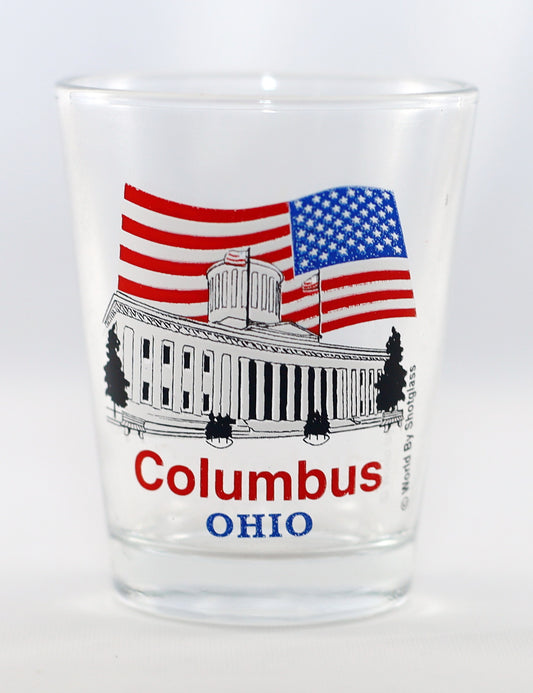 Columbus Ohio State Capitol Shot Glass