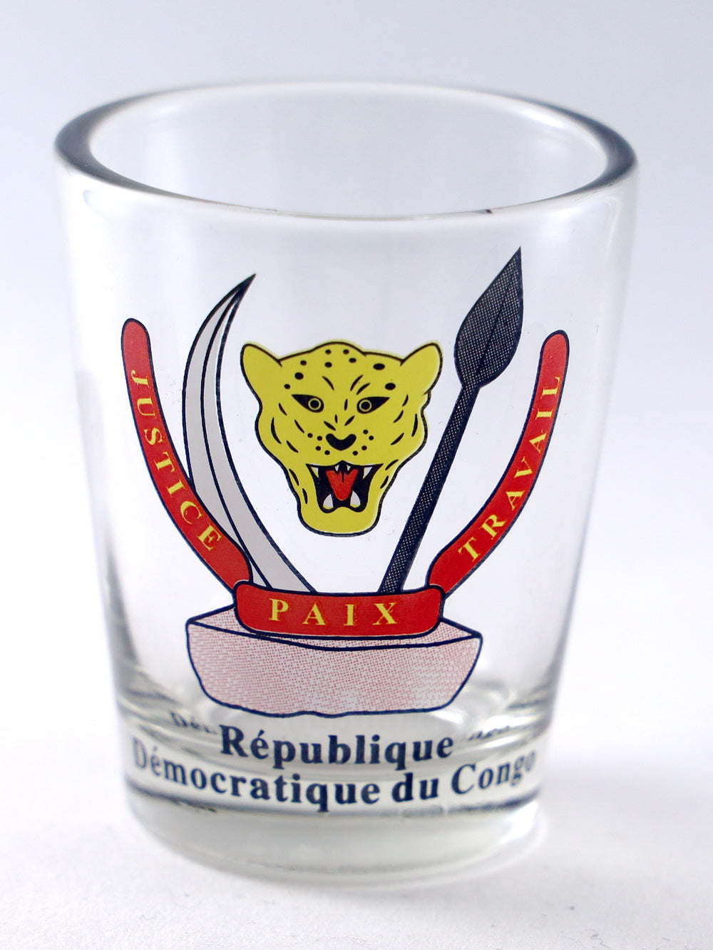 Congo Democratic Republic Coat Of Arms Shot Glass