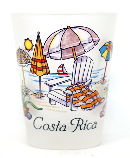 Costa Rica Beach Chair Shot Glass