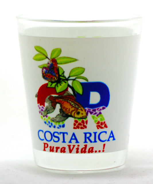 Costa Rica Pura Vida Wildlife Shot Glass