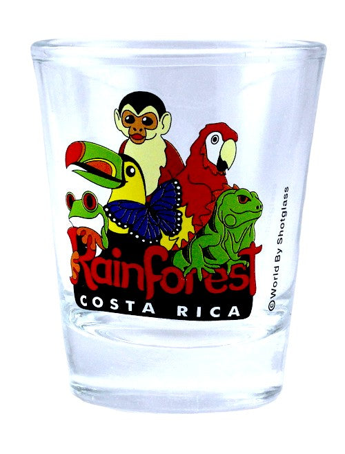 Costa Rica Rainforest Shot Glass