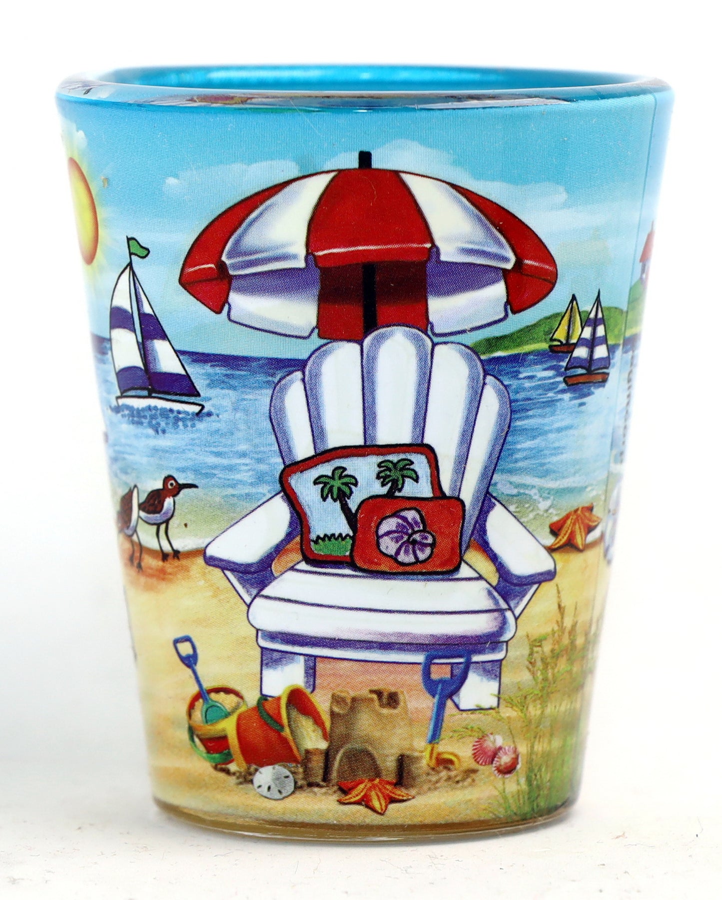 Cozumel Mexico Beach Chair In-And-Out Shot Glass