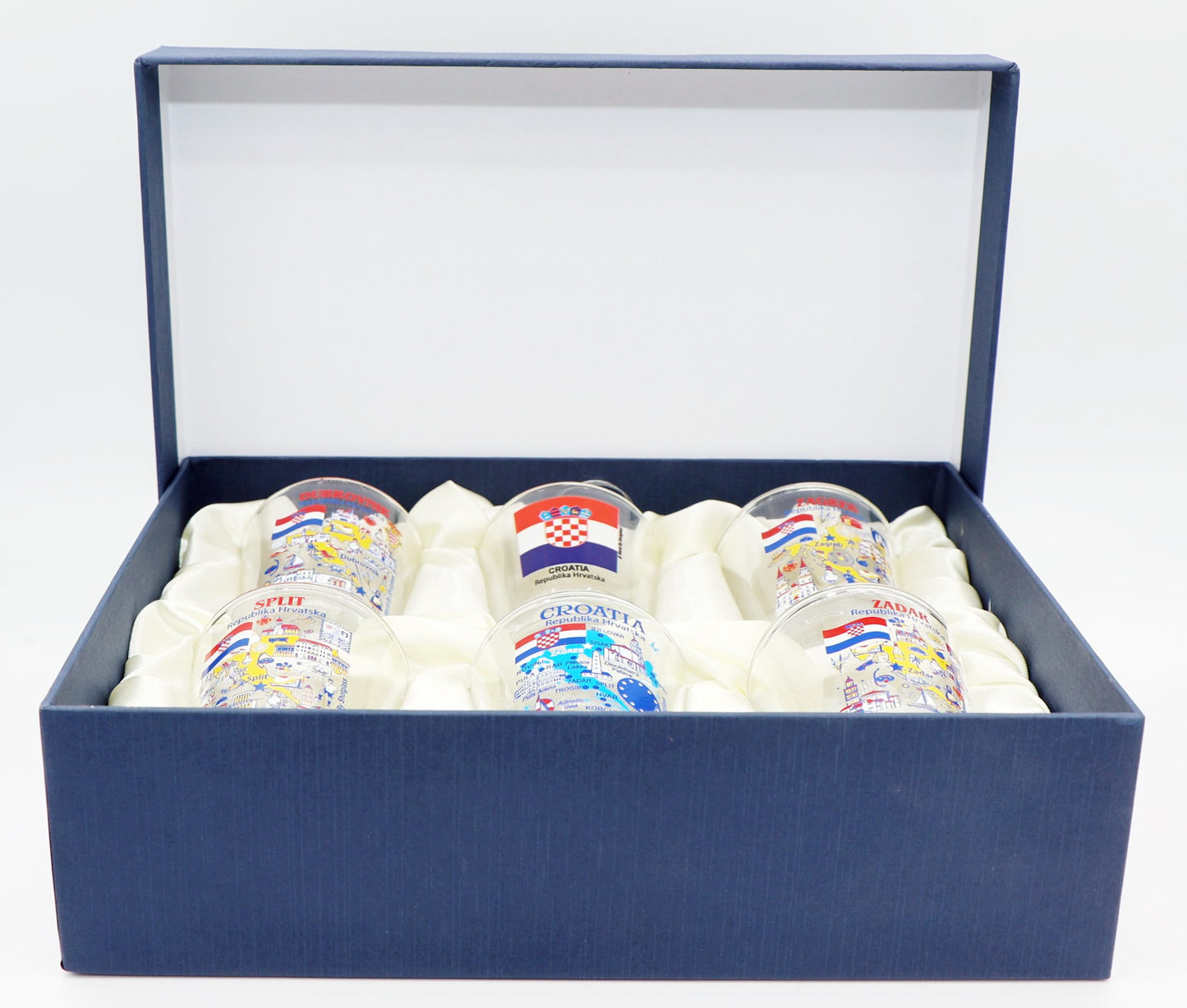 Croatia Souvenir Boxed Shot Glass Set (Set of 6)
