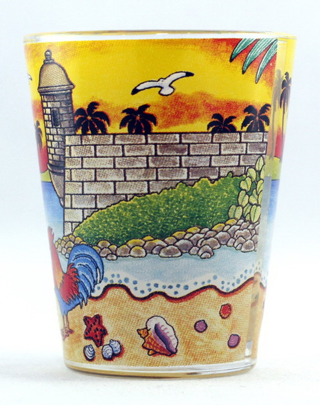 Cuba Sunset Shot Glass