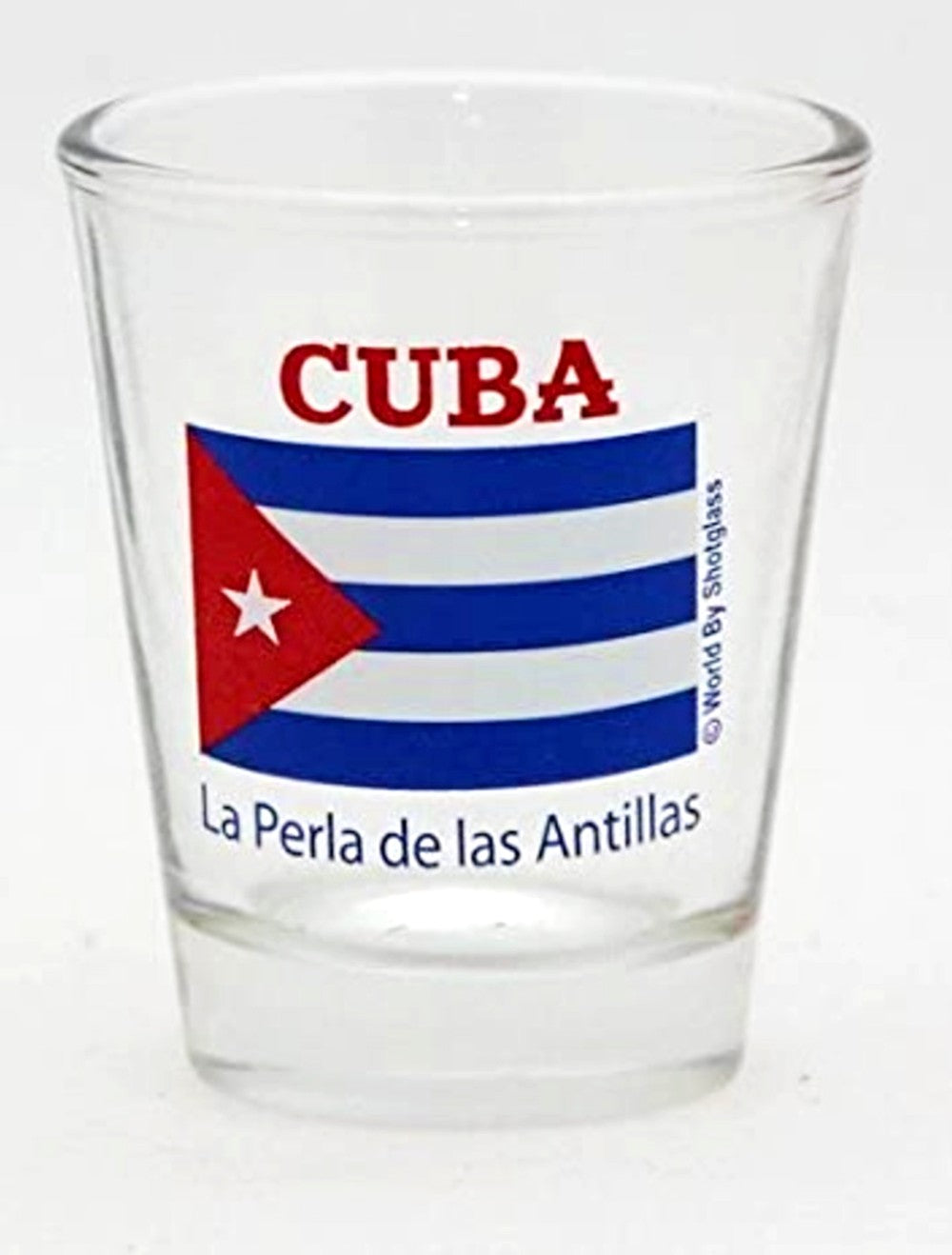 Cuba Caribbean Shot Glass Boxed Set (Set of 2)