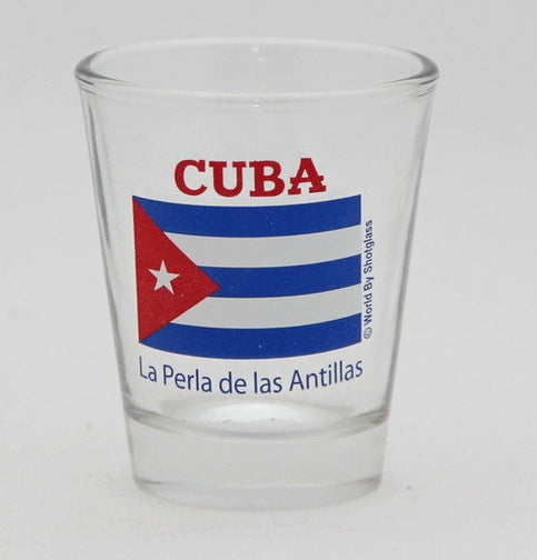 Cuba Flag Shot Glass