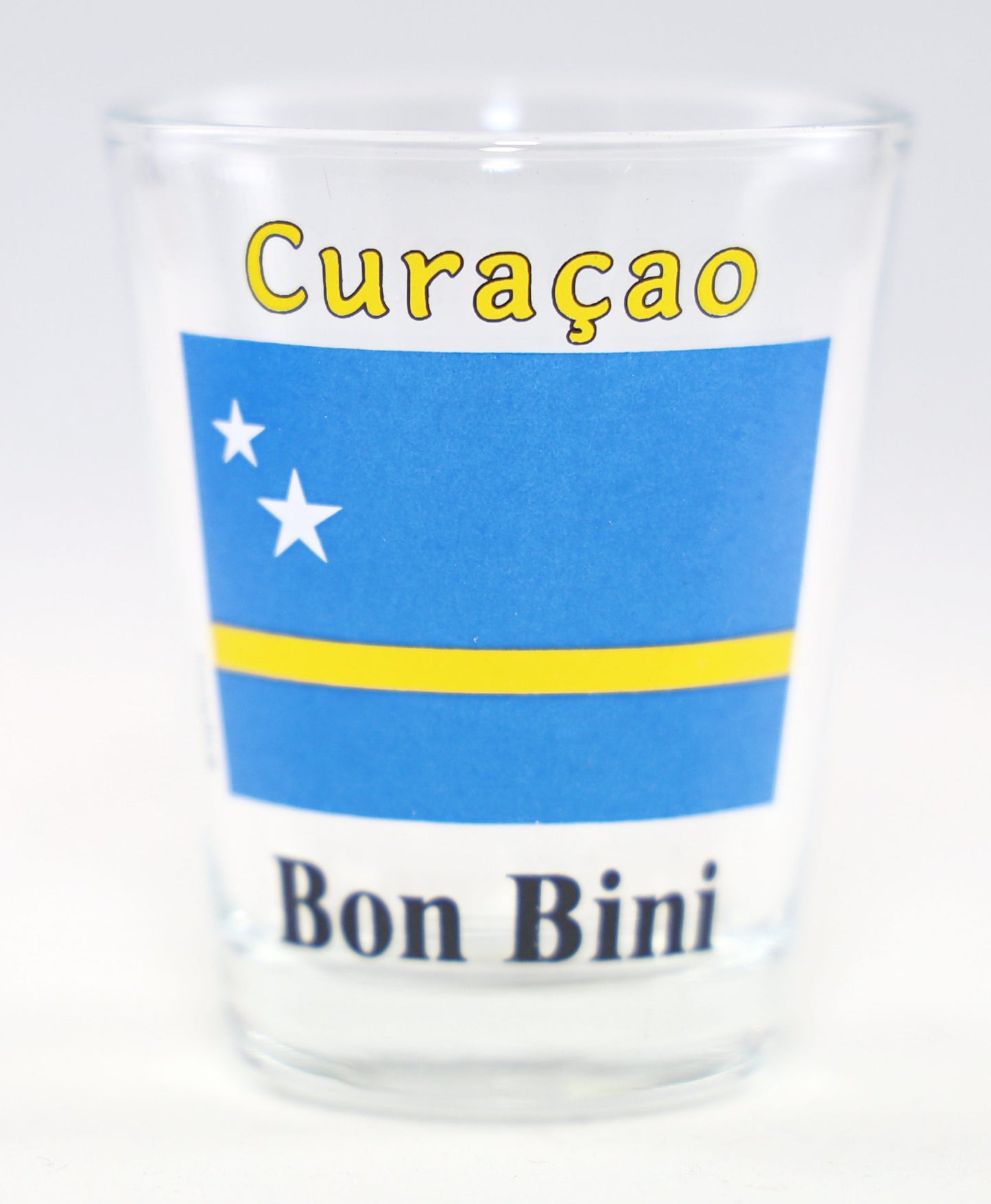 Curacao Flag Shot Glass